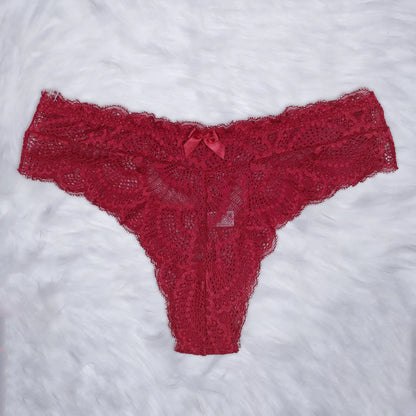 Conjunto Lingerie Renda Sutiã Com Aro Sem Bojo Com Forro Calcinha Com Elástico Mirela