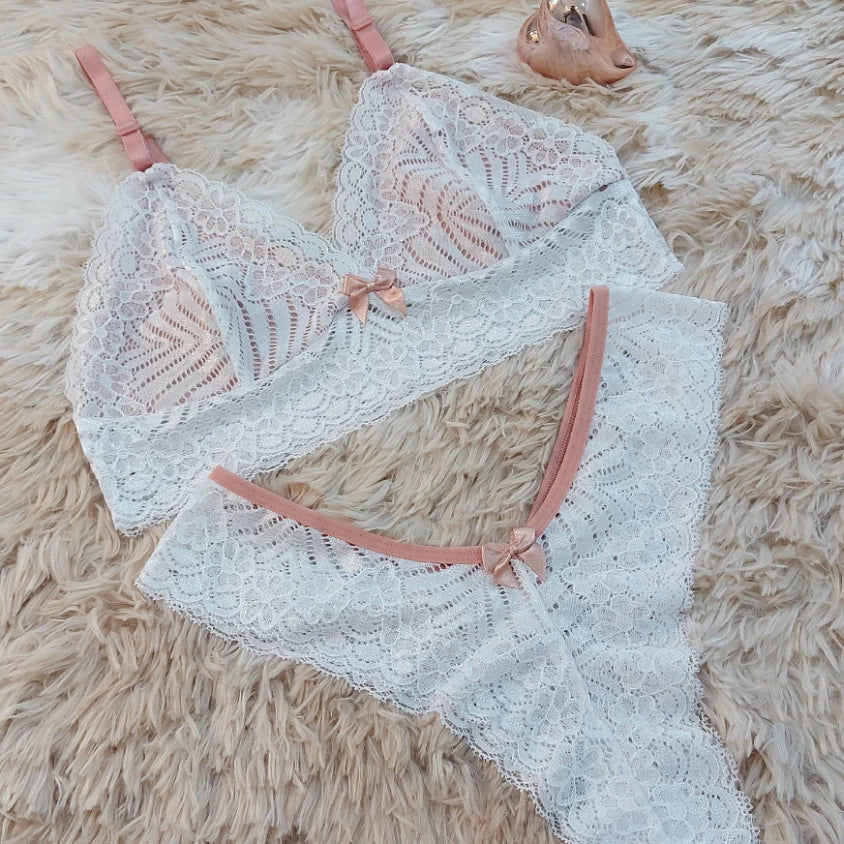 Conjunto De Renda Sem Bojo