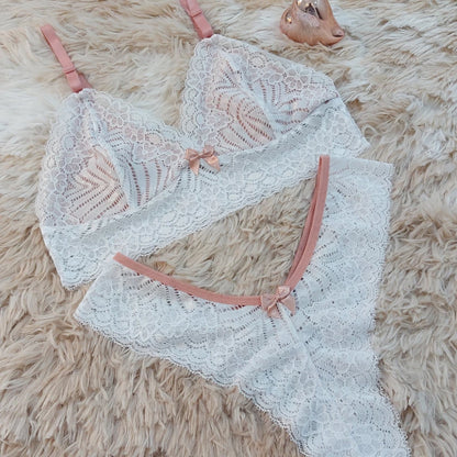 Conjunto De Renda Sem Bojo