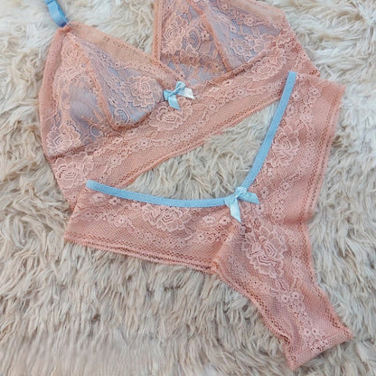 Conjunto De Renda Sem Bojo