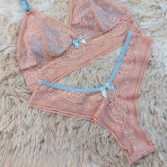 Conjunto De Renda Sem Bojo