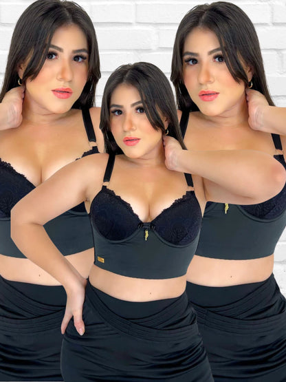 Trio Confort - Kit com três sutiãs -  Lominy